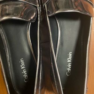 Calvin Klein Metallic Loafers